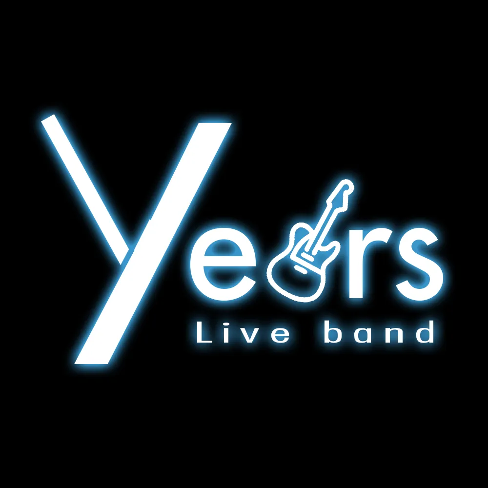 Logo years live band groupe musique concert public privé tribute 80